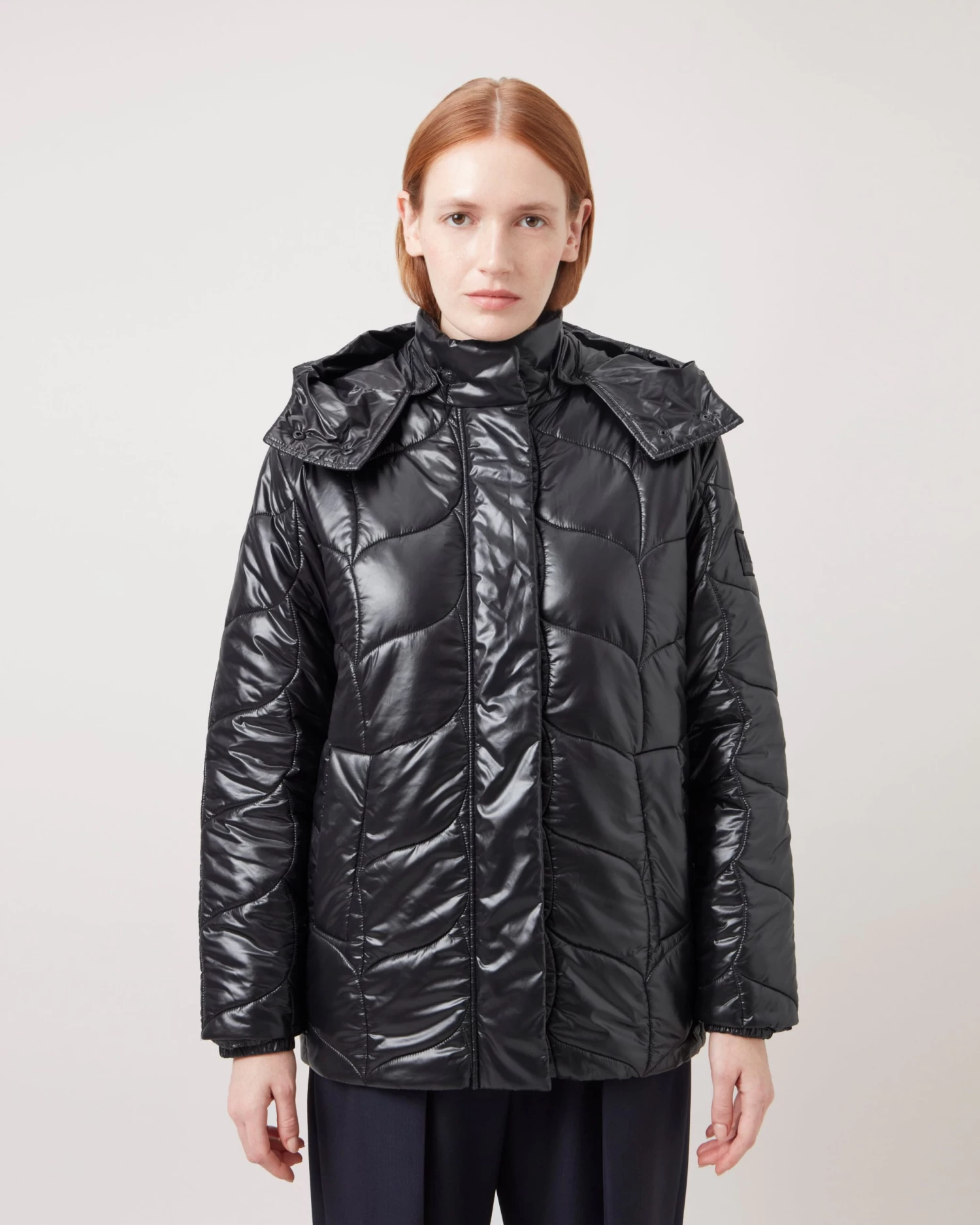Softie Quilted Hooded Puffer Jacket Black 4 Softie Quilted Hooded Puffer Jacket Black - Image 2