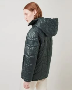 Softie Quilted Hooded Puffer Jacket Mulberry Green -Fashion Bag Store G WR4233 000Q633 4