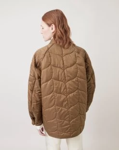 Softie Quilted Shell Jacket Tobacco Brown -Fashion Bag Store G WR4234 000G911 4