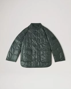 Softie Quilted Shell Jacket Mulberry Green