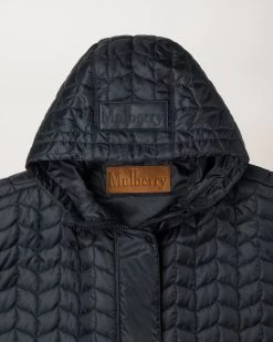 Softie Quilted Hooded Cape Black -Fashion Bag Store G WR4236 000A100 5