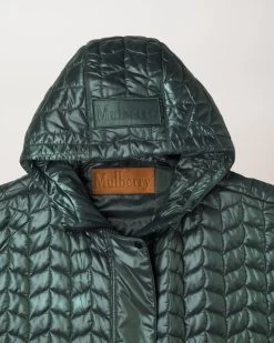 Softie Quilted Hooded Cape Mulberry Green -Fashion Bag Store G WR4236 000Q633 5
