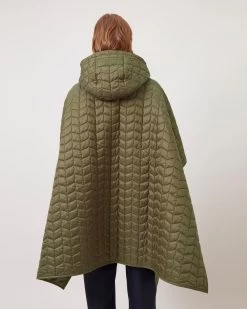 Softie Quilted Hooded Cape Khaki 10 Softie Quilted Hooded Cape Khaki -Fashion Bag Store G WR4236 000R110 4