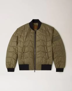 Softie Quilted Bomber Khaki