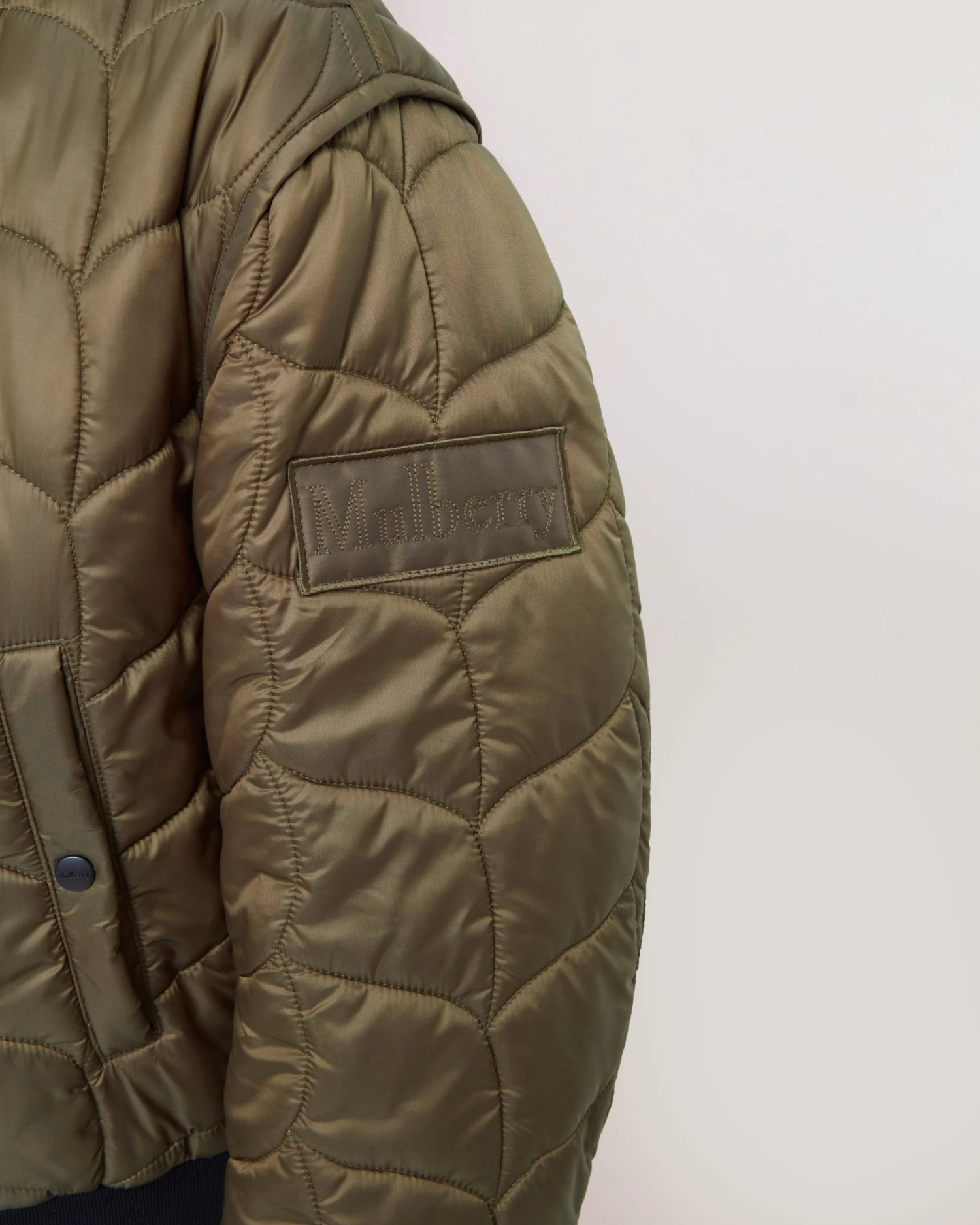 Softie Quilted Bomber Khaki 5 Softie Quilted Bomber Khaki - Image 3