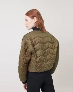 Softie Quilted Bomber Khaki 10 Softie Quilted Bomber Khaki -Fashion Bag Store G WR4237 000R110 4