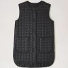 Softie Quilted Sleeveless Coat Black -Fashion Bag Store G WR4238 000A100