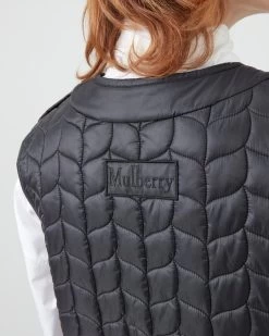 Softie Quilted Sleeveless Coat Black -Fashion Bag Store G WR4238 000A100 3