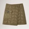 Softie Quilted Wrap Skirt Khaki 1 Softie Quilted Wrap Skirt Khaki -Fashion Bag Store G WR4239 000R110