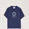 Axel Arigato For Mulberry Box Fit T-shirt Navy 2 Axel Arigato For Mulberry Box Fit T-shirt Navy -Fashion Bag Store G XP0001 118U120