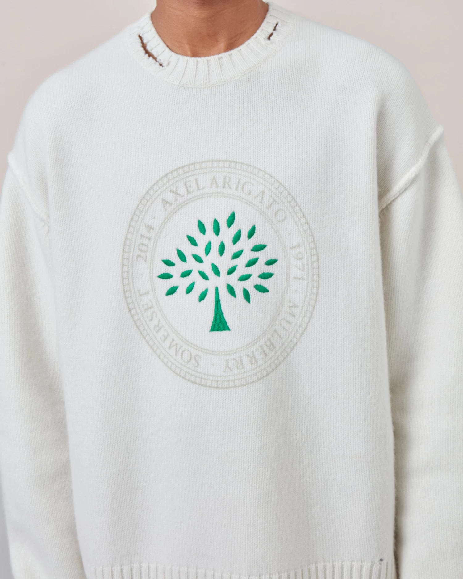 Axel Arigato For Mulberry Sweater Beige 6 Axel Arigato For Mulberry Sweater Beige - Image 4