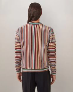 Paul Smith Men's Crew Neck Sweater Multicolour 8 Paul Smith Men's Crew Neck Sweater Multicolour -Fashion Bag Store G XP0006 000Z501 3