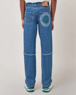 Axel Arigato For Mulberry Jeans - Men's Navy -Fashion Bag Store G XT4001 317U120 3