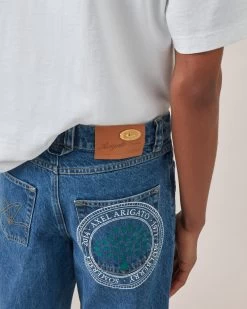 Axel Arigato For Mulberry Jeans - Men's Navy -Fashion Bag Store G XT4001 317U120 4